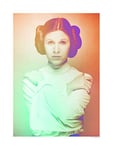 Komar Poster d'Art Mural, 30cm x 40cm, Star Wars Classic Icons Couleur Leia