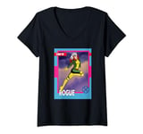 Femme Marvel Studios X-Men ’97 Rogue Retro Trading Card T-Shirt avec Col en V