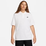 Nike Men's Shirt M NK Club SS Polo Pique, White/Black, FN3894-100, XL