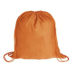 BigBuy Outdoor Backpack Bag with Strings 149727. S1417730, Unisex Adults, Orange, Single
