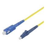 DELTACO fiberkabel, LC  SC, 50/125, OM3, duplex, multimode, 3m