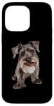 iPhone 14 Pro Max Miniature Schnauzer Chocolate Case