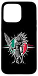 Coque pour iPhone 15 Pro Max Aztec Warrior Mask Ancient Civilization Mexican Heritage