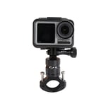 Pour DJI OSMO ACTION vélo montage rotatif vélo guidon support adaptateur pour Gopro Hero 7 6 5 SJCAM Yi 4 K Cam accessoires