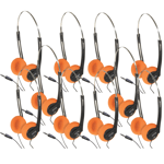 10 x Soundlab Lightweight Stereo Headphones for Schools Tour Companies Bulk Buy