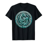 Celtic Dragon Viking Runes Tribal Celtic Dragon T-Shirt