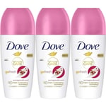 Dove Go Fresh Roll-On Advanced Care Pomegranate 48HR 50ML x 3