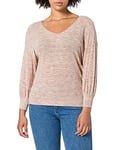 United Colors of Benetton (Z6ERJ) Women's Maglia SCOLLO V M/L 108KD4656 Sweater, Pink 92g, M