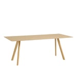 HAY - CPH30 2.0 Table Lacquered Oak Frame L200 X W90 X H74 Lacquered Oak Veneer Tabletop Lacquered Edge - Spisebord - Ronan & Erwan Bouroullec - Tre farget - Tre