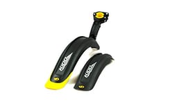 SIMPLA Garde-Boue Unisexe pour Enfant Noir/Jaune 40,6 à 45,7 cm