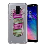 Samsung Galaxy A6 Plus TPU Muovi KuvallinenTakasupja Kuori - Donitsit Monivärinen