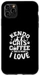 Coque pour iPhone 11 Pro Max Kendo Cats Coffee This Is What I Love - Kendo japonais