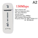 4G LTE trådlös USB dongel Mobilt bredband 150 Mbps Modem Stick white