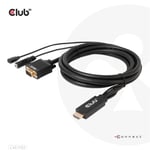 CLUB 3D HDMI TO VGA CABLE M/M 2m (CAC-1712)