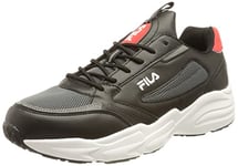 Fila Homme Basket, Noir Fila Rouge, 43 EU