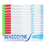 12x Sensodyne Toothpaste Cool Mint 75ml