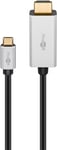 Goobay USB-C till HDMI-kabel, 2m