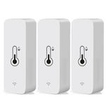 3x Tuya Wifi temperatur- och fuktsensor inomhus termometer hygrometer