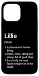 Coque pour iPhone 13 Pro Max Lillie Définition du nom Dictionnaire amusant