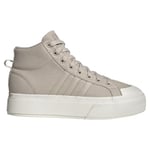 adidas Femme Bravada 2.0 Platform Mid Shoes Chaussures, Wonder Beige/Wonder Beige/Off White, 43 1/3 EU