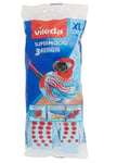 New Vileda Supermocio 3 Action Microfibre Mop Head Replacement Refill Blue