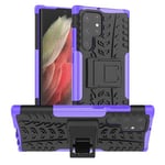 Samsung Galaxy S22 Ultra      Heavy Duty Case    Purple