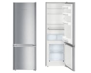 Liebherr CUele2831 161.2x55cm 80/20 265L Smart Frost Silver Fridge Freezer