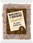 BAKEWELL and BROWNE Tray Bake of Flaky Rascal, Ideally Served with Refreshing Milk, Coffee or Tea, Hand Baked in the UK, Vegetarian Friendly, 175 g Tray