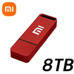 Xiaomi USB 3.2 Korkean Nopeuden Vesitiivis SSD - Punainen 8TB