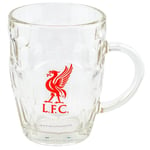 Liverpool FC Dimple Glass Tankard LFC | Official Merchandise Gift Boxed NEW UK