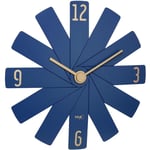 Tfa Dostmann - Horloge murale 60.3020.06 à quartz 400 mm x 37 mm x 400 mm bleu, bleu nuit mécanisme d'horloge silencieux R053542