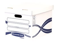 Bankers Box Basic Standard - Lagerboks - For A4, Folio - Hvit