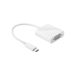 USB / VGA adaptateur [1x USB-C? prise mâle - 1x VGA-Buchse] blanc Goobay