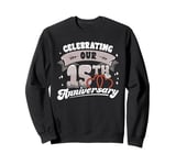 15th Wedding Anniversary Celebrating 15 Years Matching Gift Sweatshirt