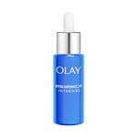 Olay Hyaluronic Acid Serum for Face, Skincare with Niacinamide 99% Purity and Vitamin B5 (Panthenol). Hydrating Skin Care with 3 Actions: Plumps, Smooths, Hydrates. Non Greasy, Non Sticky, 40ml