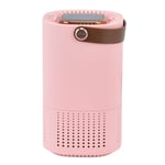 (Pink)Air Purifier 360° Surround Wind Small Portable Air Purifier 8 Million