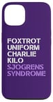 Coque pour iPhone 13 UNIFORME FOXTROT CHARLIE KILO SJOGRENS SYNDROME F-U-C-K Meme