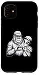 Coque pour iPhone 11 Funny Cryptid Bigfoot Alien Love Valentine Monster Femme Homme