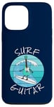 Coque pour iPhone 13 Pro Max Surf Guitar Guitariste électrique Surfeur Vacances d'été