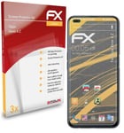 atFoliX 3x Film Protection d'écran pour Oppo Reno 4 Z mat&antichoc