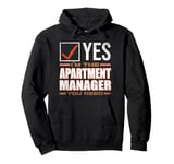 Retro Profession I'm The Apartment Manager Pullover Hoodie