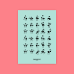 Monopoly Mr Monopoly Letterpress Art Print - A3