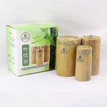 Fire Cupping Set Plantar Bamboo Cupping Jar Akupunktio Hieronta Perinteinen Kiina M_Carbonized Bamboo