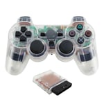 JCD Wireless Gamepad Sony PS2 -konsoli Joystick 2.4G Double Vibration Shock Joypad USB PC Game Controller