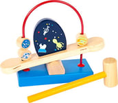 Small Foot 11453 Jeu de Marteau Space, en Bois, Place Les planètes en orbite Jouets, Multicolore