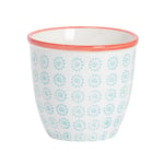 Hand-Printed Plant Pot 14cm