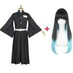 Tokitou Muichirou Cosplay Demon Slayer Kimetsu no Yaiba Kostym Kisatsutai Uniform Set Halloween Party Anime Kläder A4 S