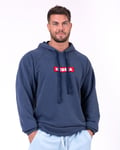 NEBBIA Red Label Hoodie 149 Dark Blue - L