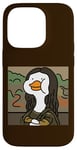 Coque pour iPhone 14 Pro Portrait drôle de canard Lisa, canard hilarant Mona Lisa Art Humour