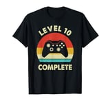 Level 10th Complete - Retro 10 Year Wedding Anniversary Gift T-Shirt